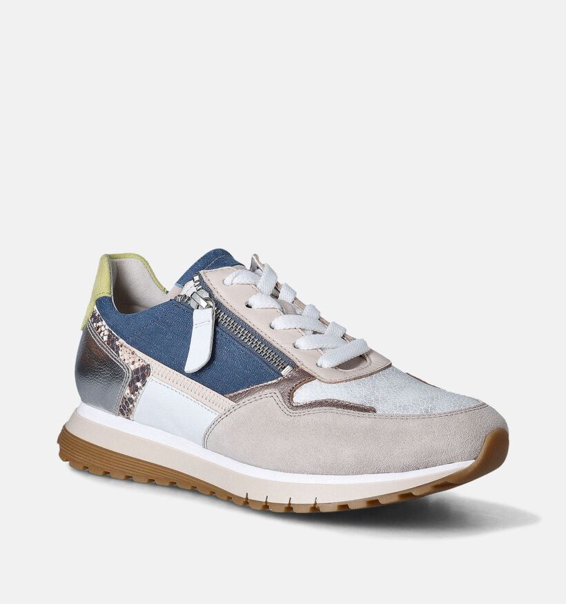 Gabor OptiFit Witte Sneakers voor dames (352085) - geschikt voor steunzolen