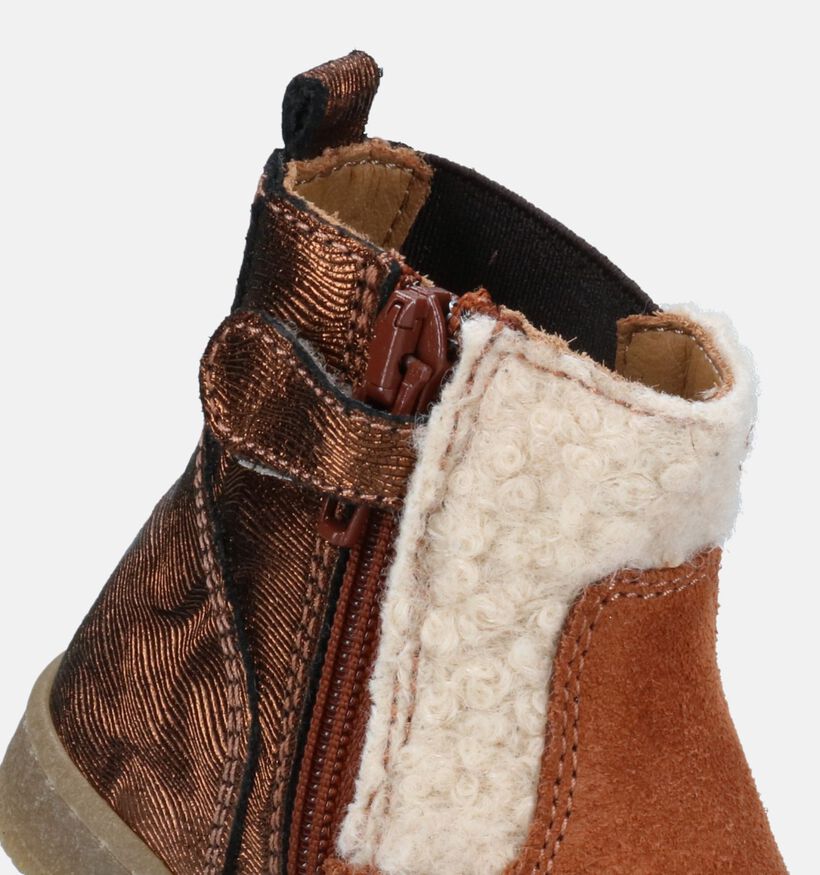 STONES and BONES Neki Cognac Babyboots voor meisjes (329443) - geschikt voor steunzolen