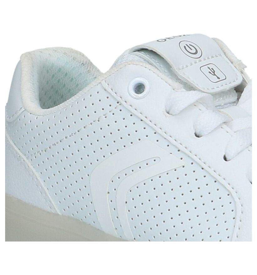 Witte Sneakers met Lichtjes Geox in kunstleer (223139)