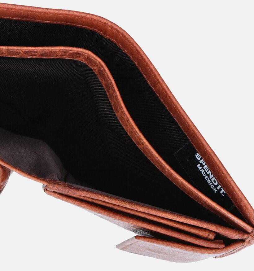 Maverick Portefeuille en Cognac pour hommes (358825)