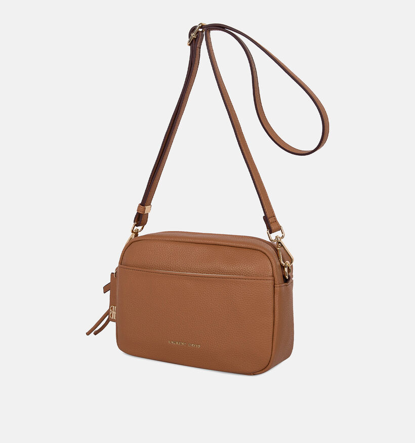 Laurent David Cognac Schoudertas voor dames (373990)