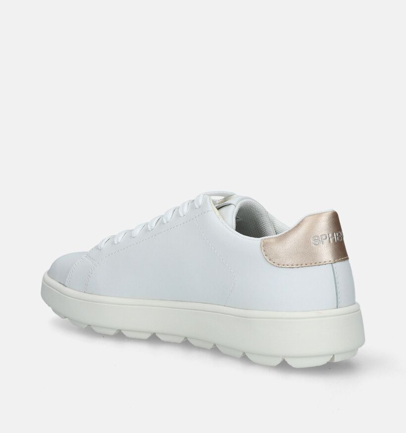 Geox Spherica Witte Sneakers voor dames (335660) - geschikt voor steunzolen