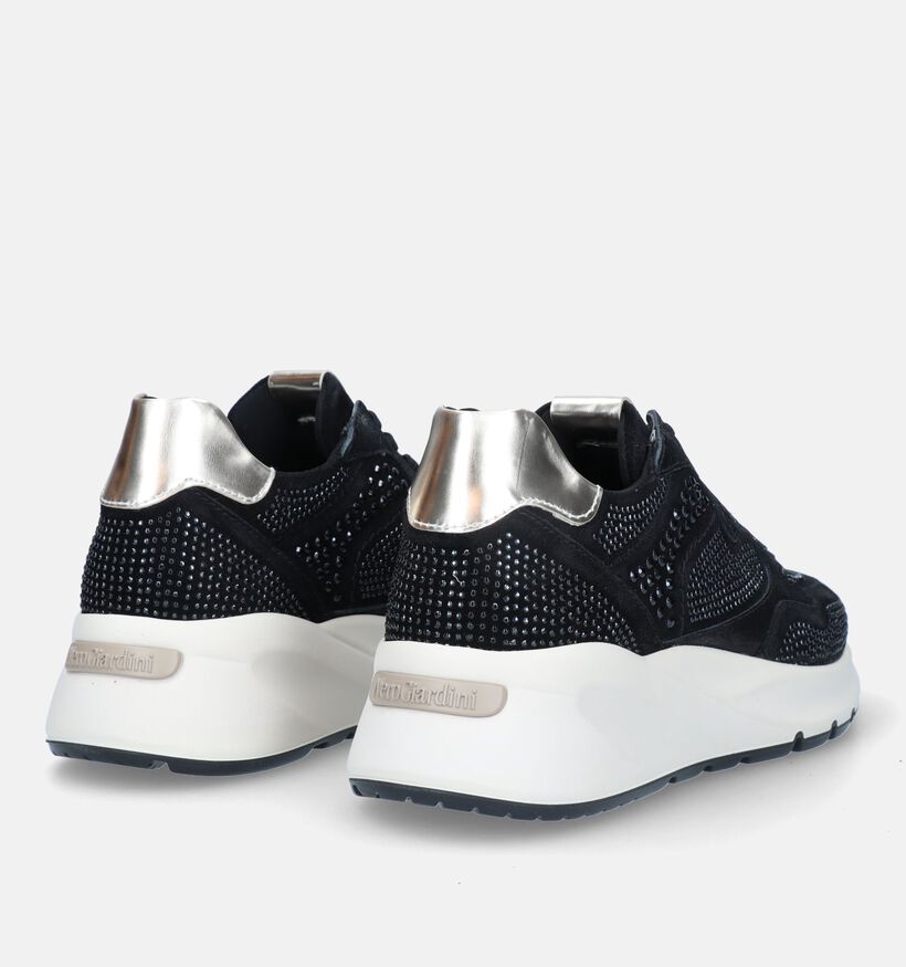 NeroGiardini Zwarte Sneakers voor dames (330172) - geschikt voor steunzolen