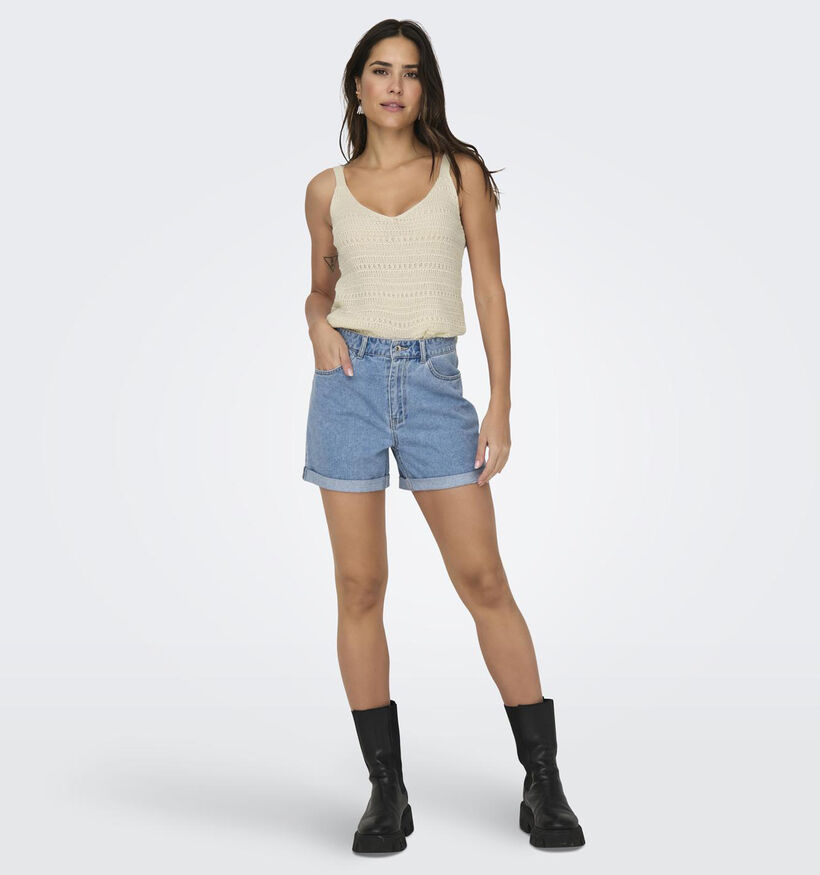 JDY Tropica Beige Gebreide Top voor dames (357349)