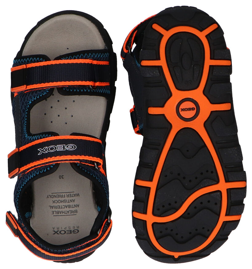 Geox Strada Zwarte Sandalen voor jongens (291777)