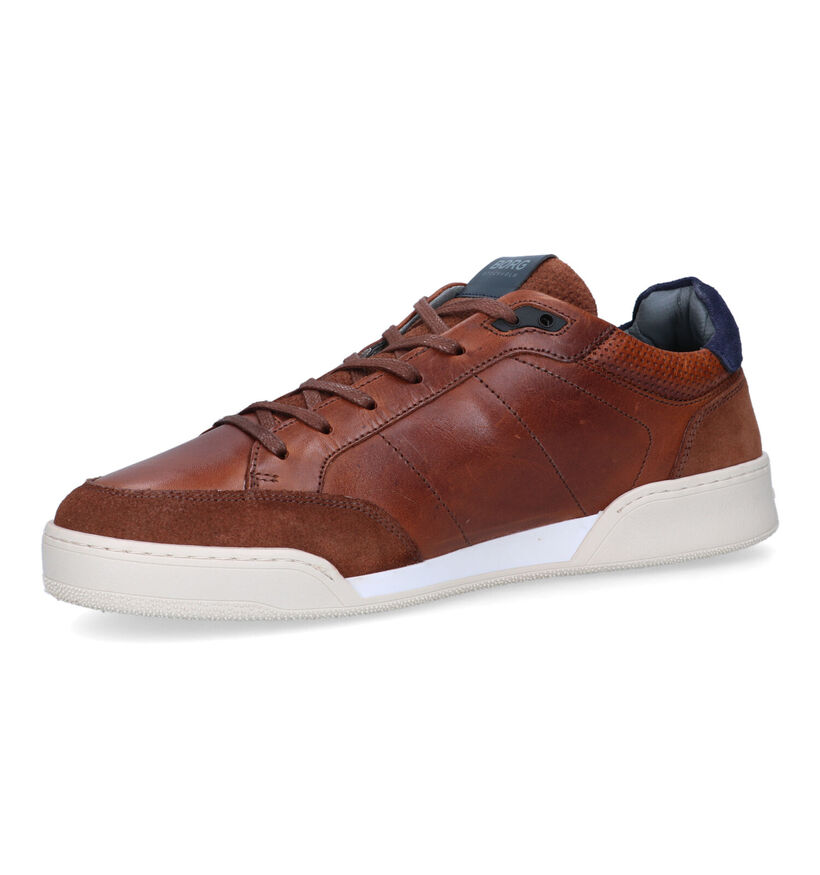 Björn Borg Cognac Veterschoenen voor heren (336914) - geschikt voor steunzolen