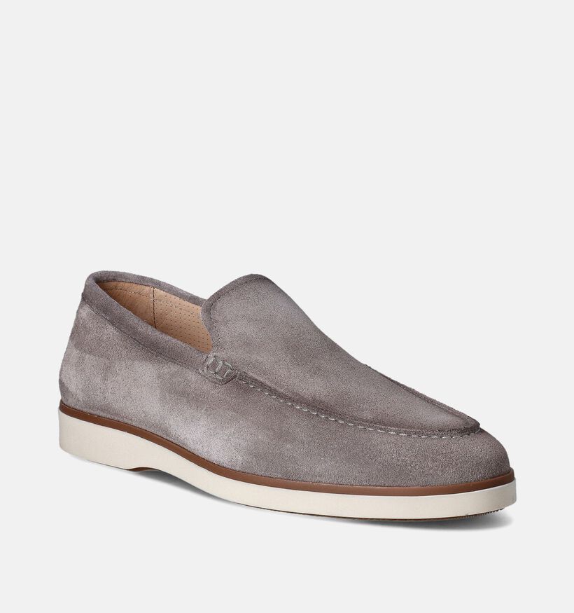 Berkelmans Mouras Mocassins en Taupe pour hommes (357855) - pour semelles orthopédiques