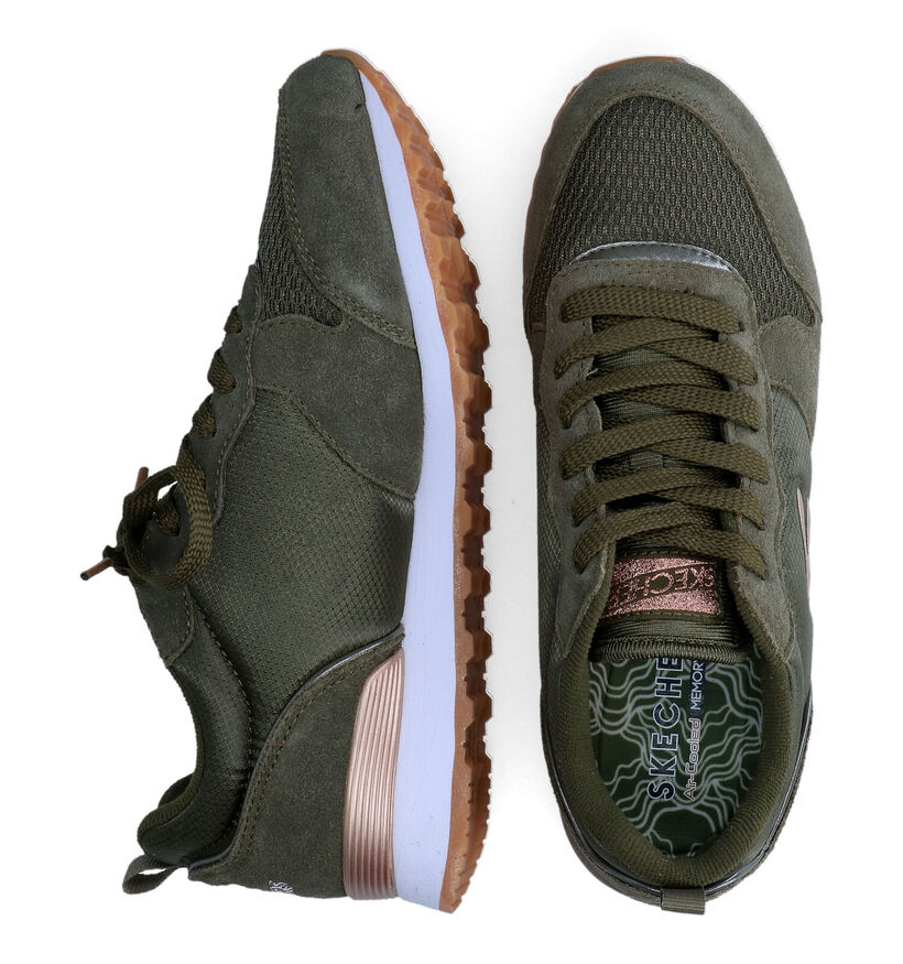Skechers Goldn Gurl Bruine sneakers voor dames (352276)