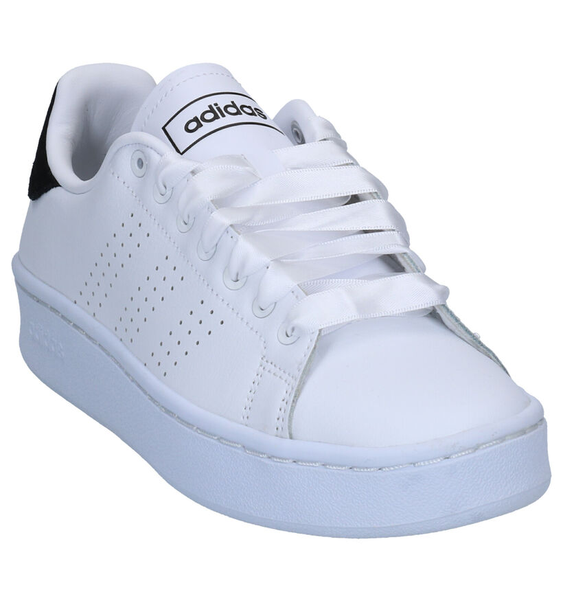 adidas Advantage Bold Witte Sneakers in kunstleer (264877)