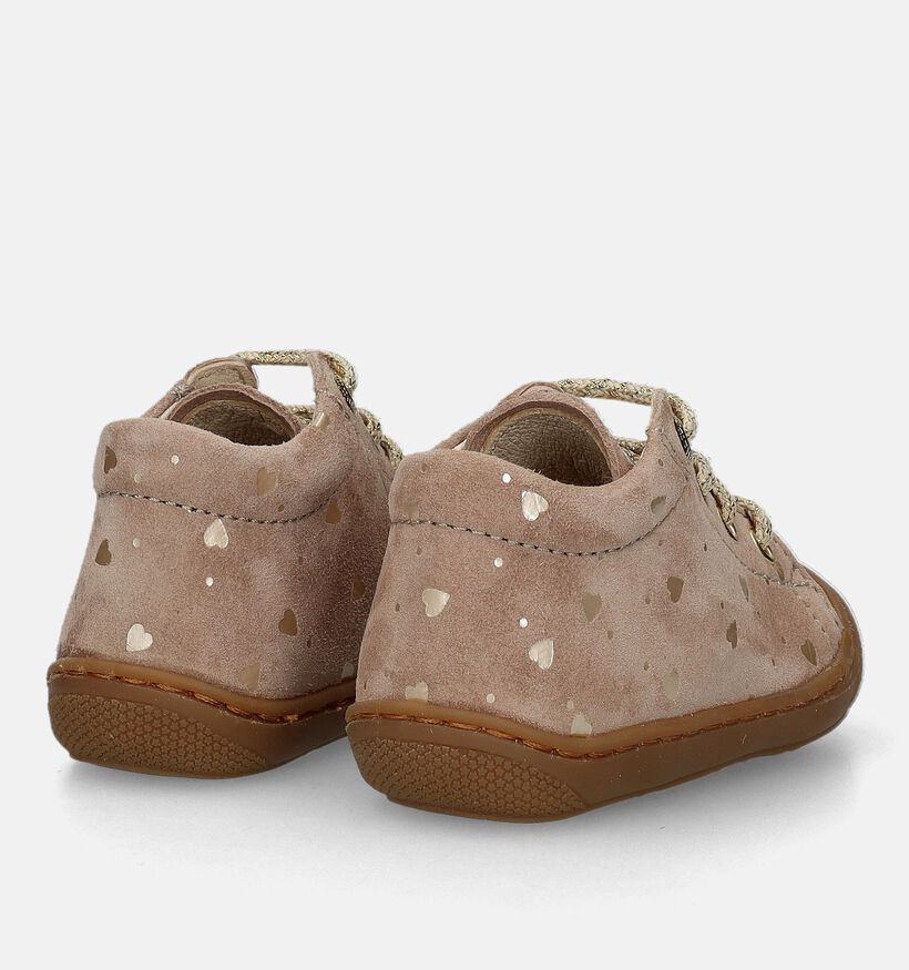 Naturino Cocoon Taupe Babyschoenen voor meisjes (331557) - geschikt voor steunzolen