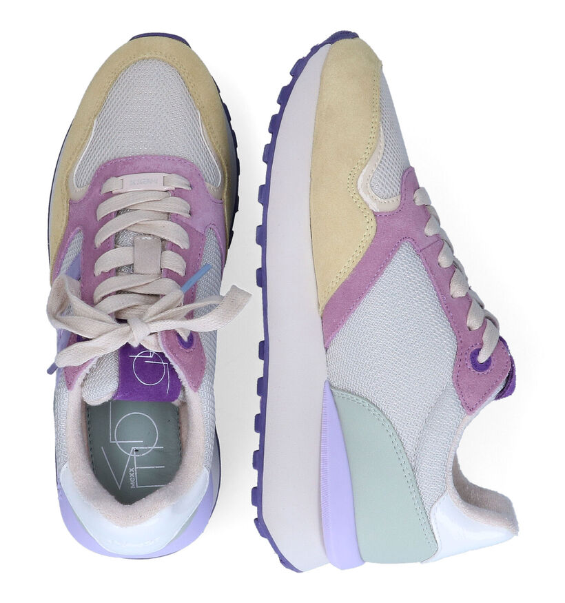 Mexx Juju Witte Sneakers voor dames (303556) - geschikt voor steunzolen