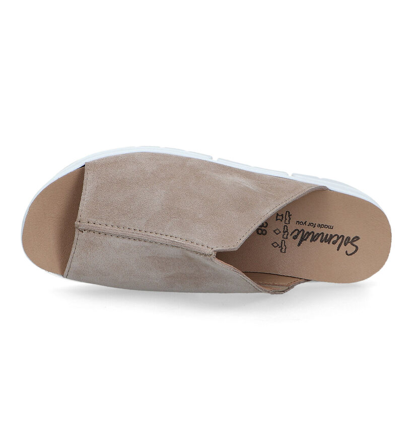 Solemade Garda Taupe Slippers voor Steunzolen voor dames (325722) - geschikt voor steunzolen