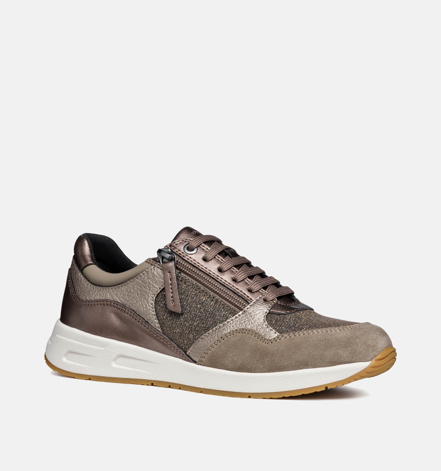 Geox Bulmya Bronzen Sneakers Dames Sneakers Online op TORFS.BE