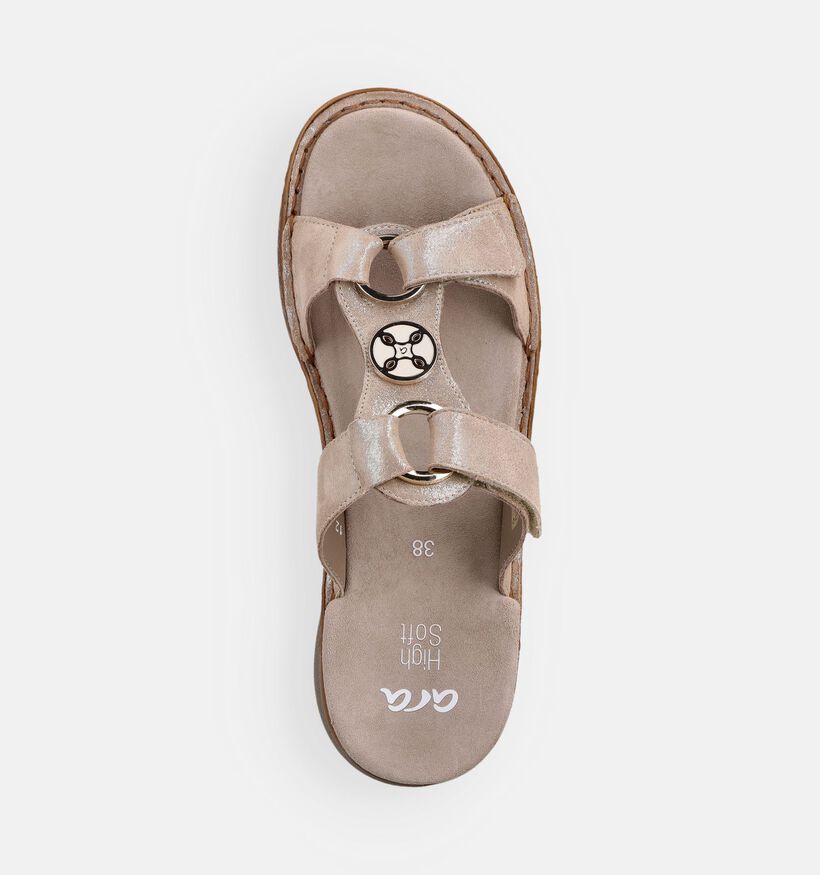 Ara Hawaii 2.0 Nu-pieds en Or pour femmes (370799)