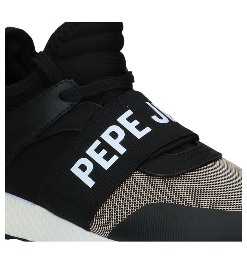 Pepe Jeans Baskets slip-on en Noir en cuir verni (225521)