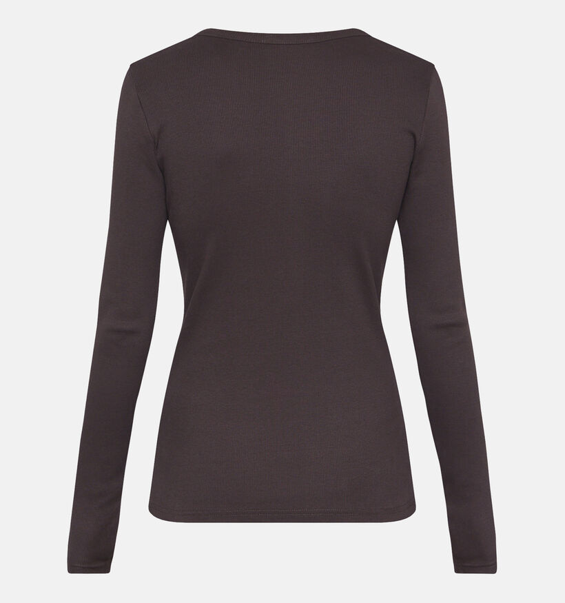 Sisters Point Eike Longsleeve en Marron pour femmes (371957)