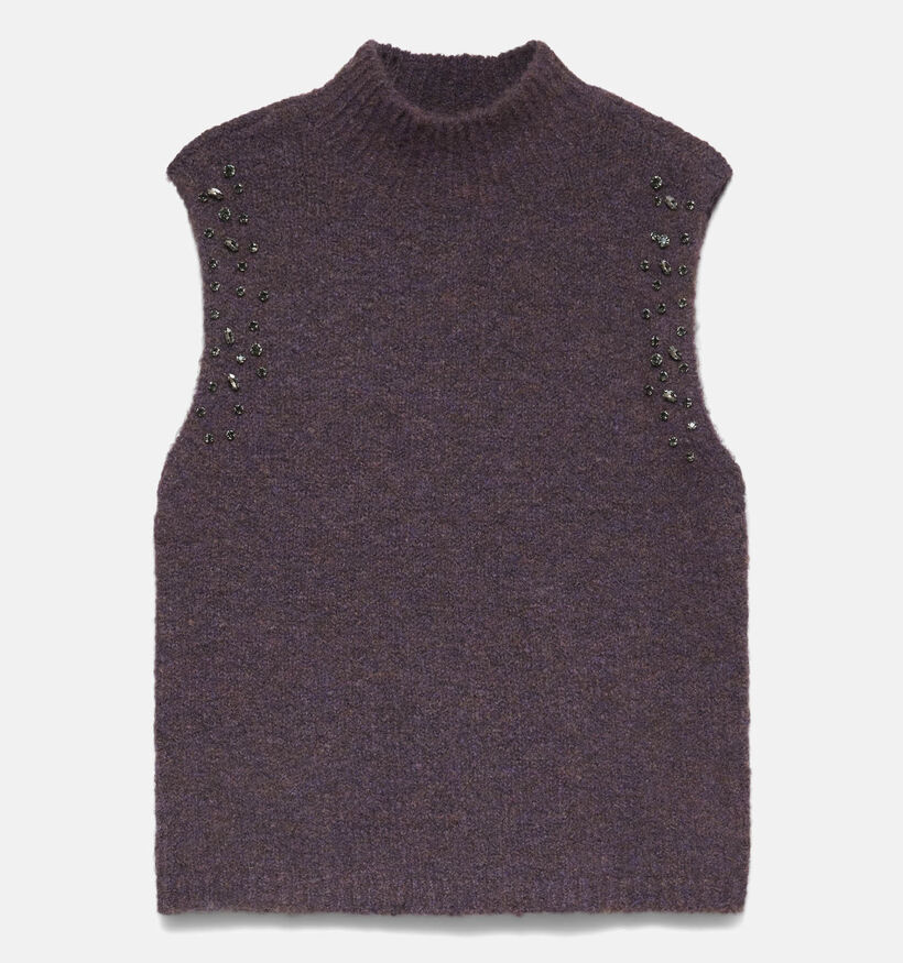 Vero Moda Torpa Pull en Violet pour femmes (379671)