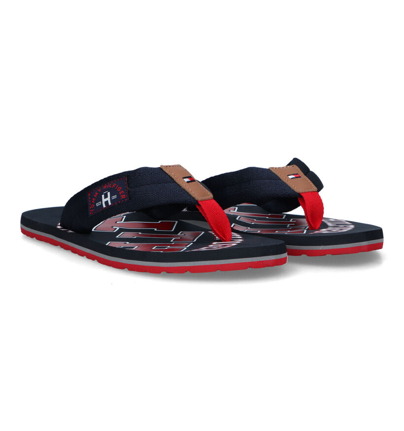 Tommy Hilfiger Essential Beach Blauwe Slippers voor heren (332990)