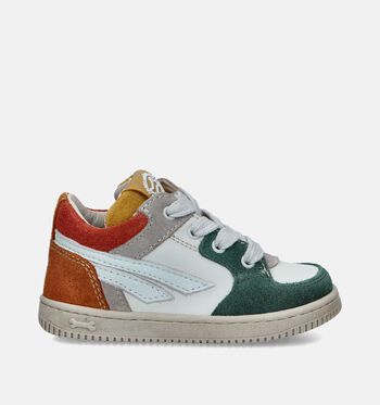 STONES and BONES Sneakers Wit/Groen