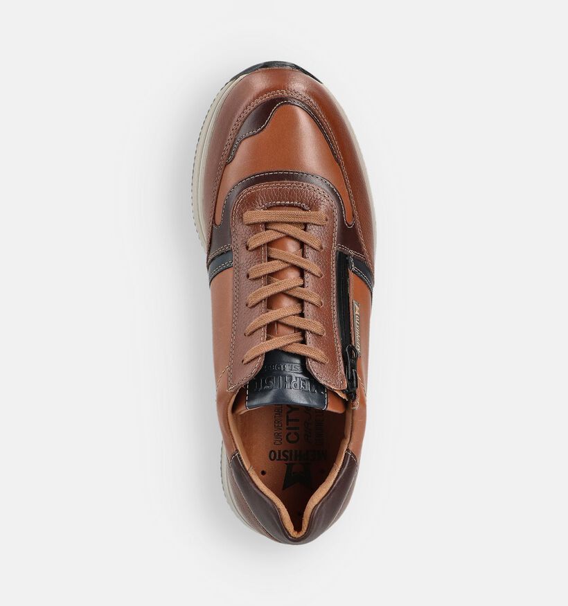 Mephisto Gilford Nevada Cognac Veterschoenen voor heren (362718) - geschikt voor steunzolen