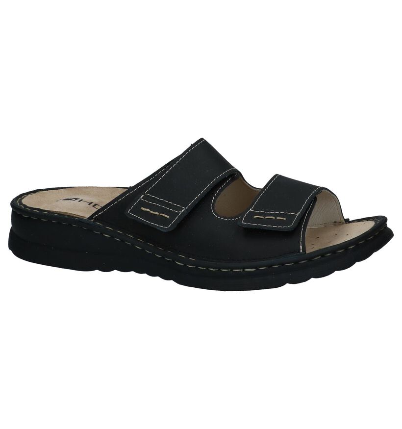 Rohde Nu-pieds casual en Noir pour hommes (250733) - pour semelles orthopédiques