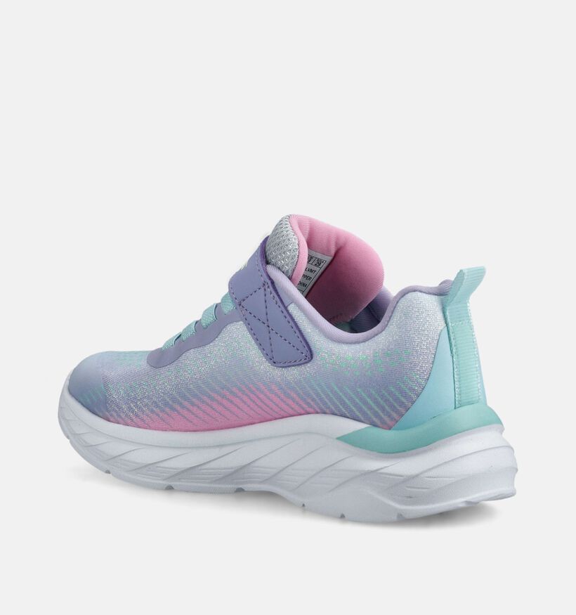 Skechers Boundless Blauwe Lage Sneakers voor meisjes (367520)