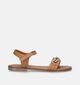 Scapa Cognac Platte sandalen voor dames (338570)