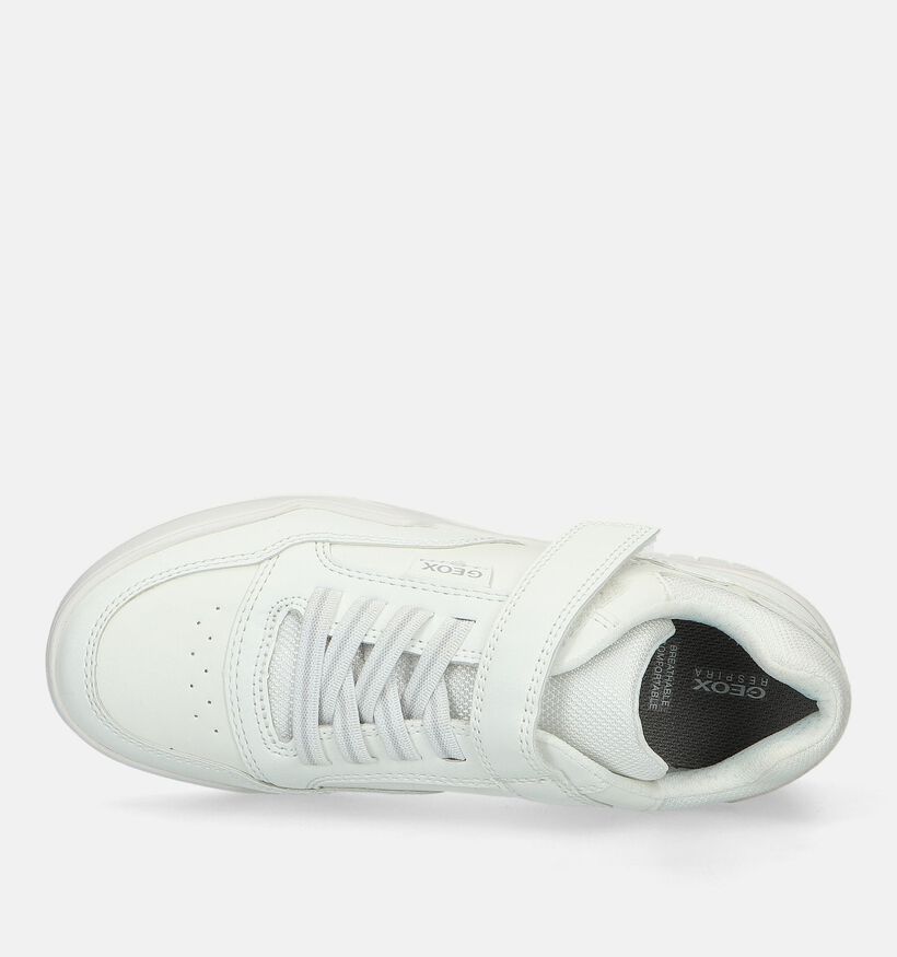 Geox Perth Witte Sneakers voor jongens (329872) - geschikt voor steunzolen