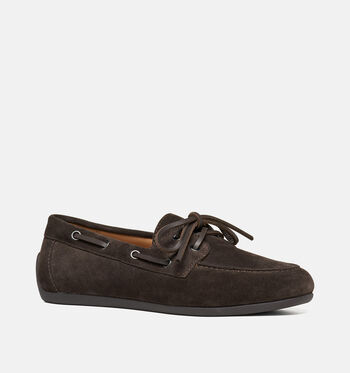 Geox Respira Low Lage schoenen Cognac/Bruin