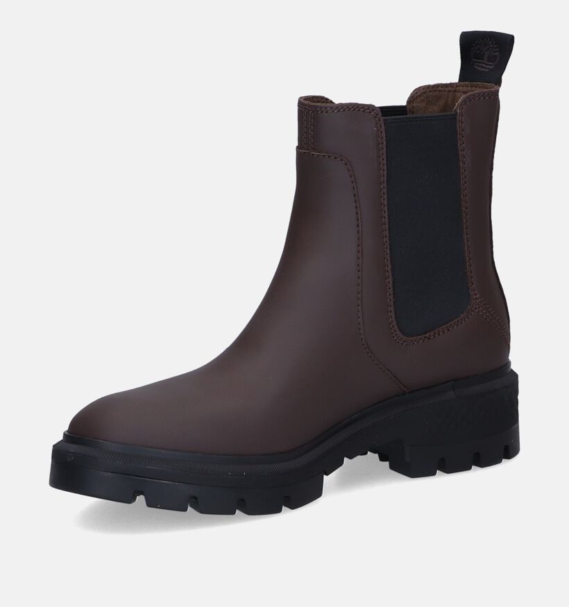 Timberland Cortina Valley Bottines Chelsea en Brun en cuir (313450)
