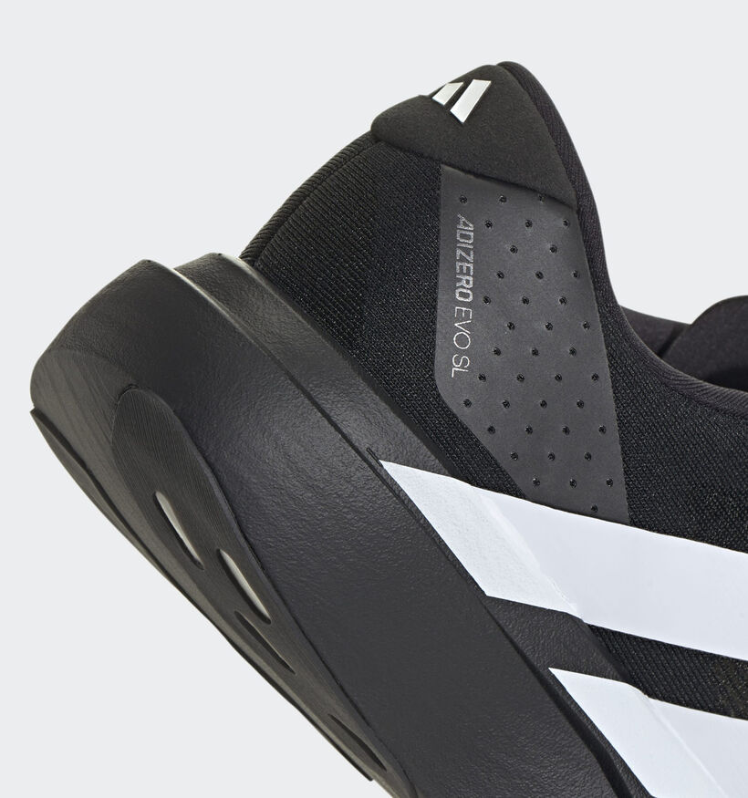 adidas Adizero Evo Baskets basses en Noir pour hommes (375277) - pour semelles orthop&eacute;diques