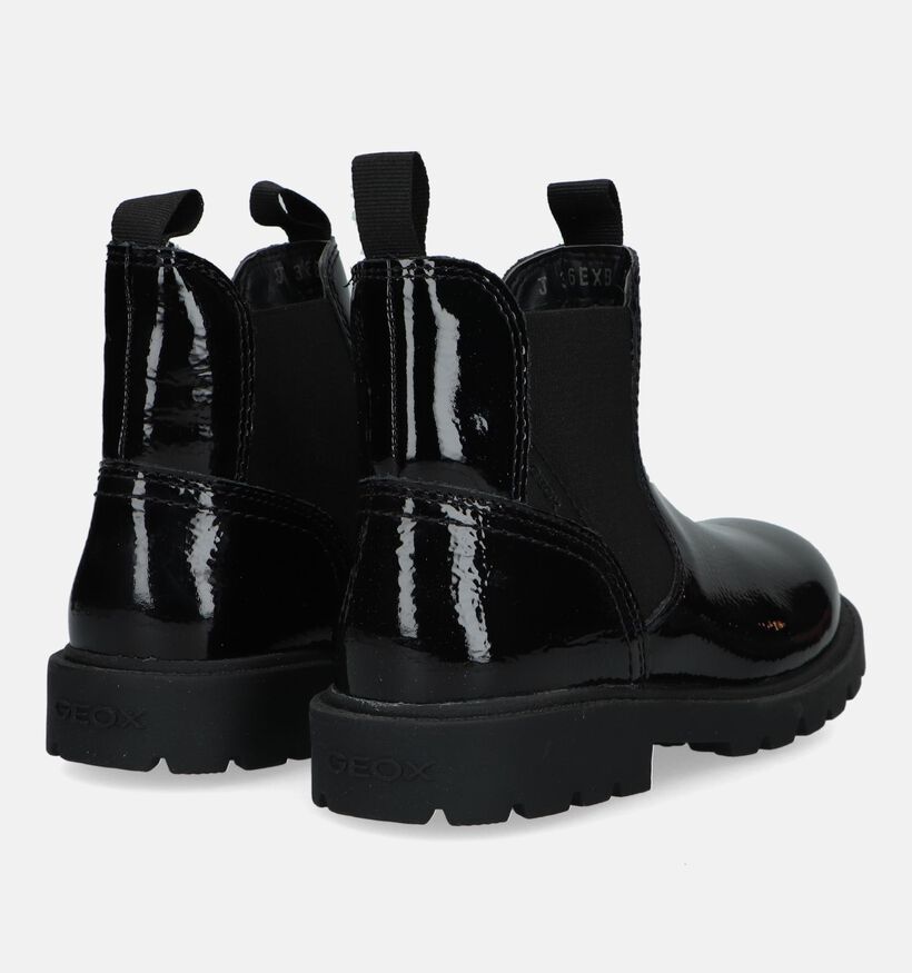 Geox Shaylax Zwarte Chelsea Boots voor meisjes (328510) - geschikt voor steunzolen