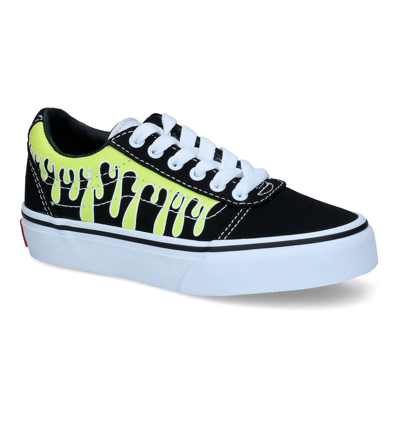 Vans Ward YT Zwarte Sneakers voor jongens (317526)