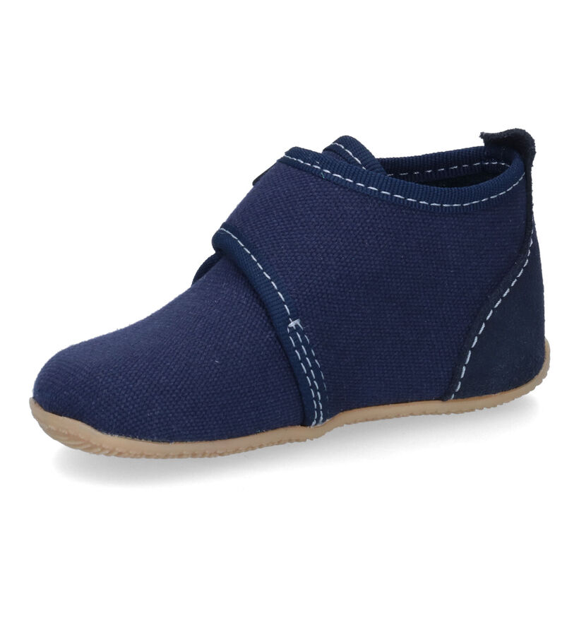 Living Kitzbühel Pantoufles pour bébé en Bleu foncé pour filles, garçons (326056)