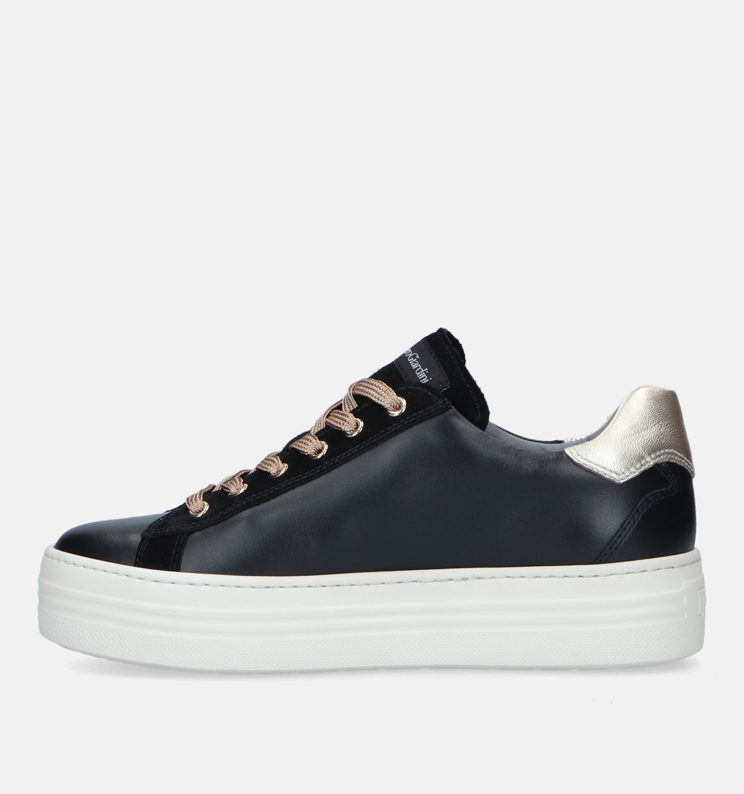 NeroGiardini Zwarte Platform Sneakers Dames Sneakers Online op TORFS.BE