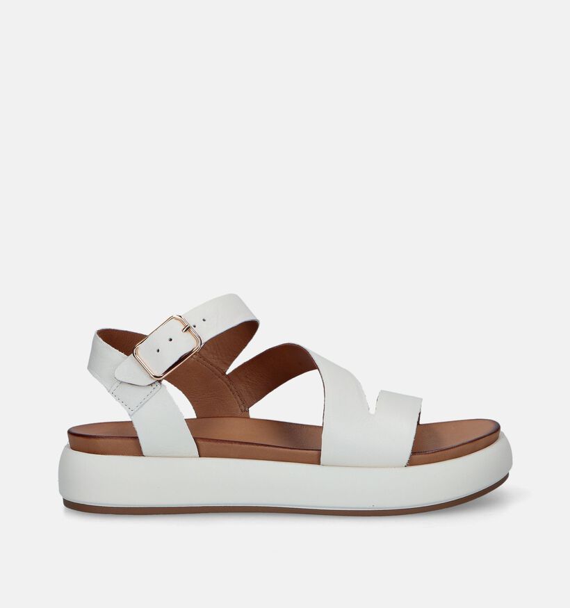 Inuovo Sandales avec semelle plateform en Or pour femmes (341534)