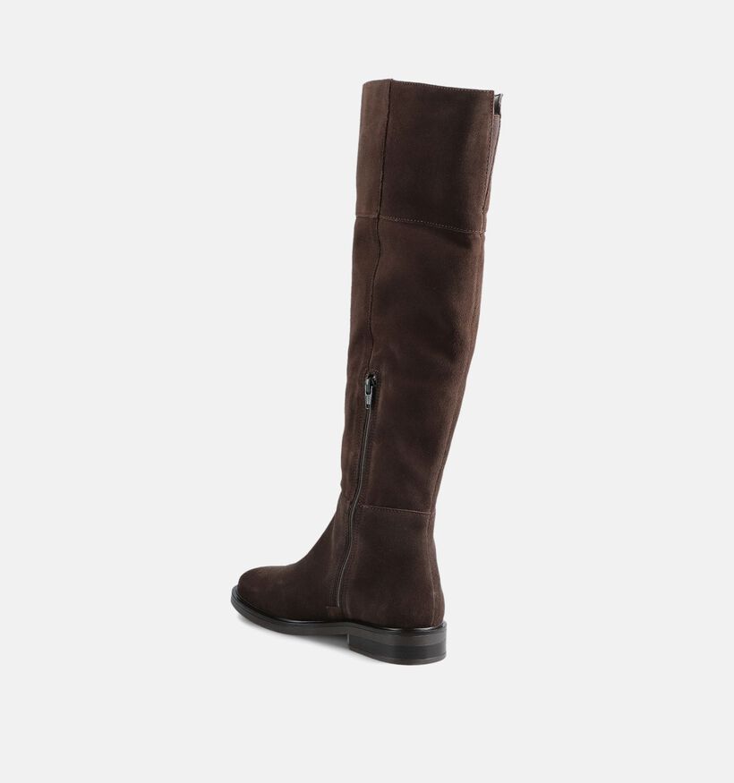 Laurent David 2 Junge Bottes hautes en Marron pour femmes (365073)