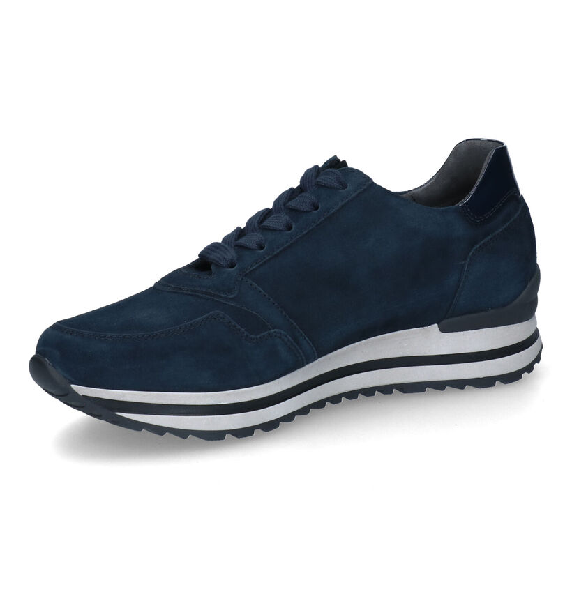 Gabor OptiFit Blauwe Sneakers voor dames (315132) - geschikt voor steunzolen