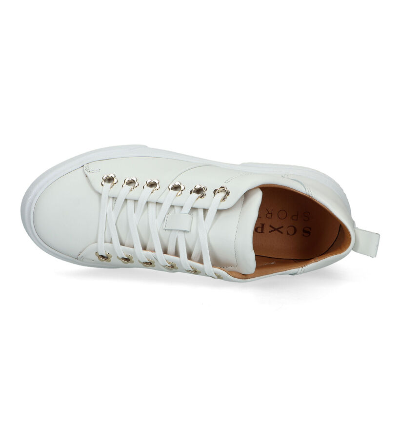 Scapa Baskets casual en Blanc pour femmes (323766) - pour semelles orthopédiques