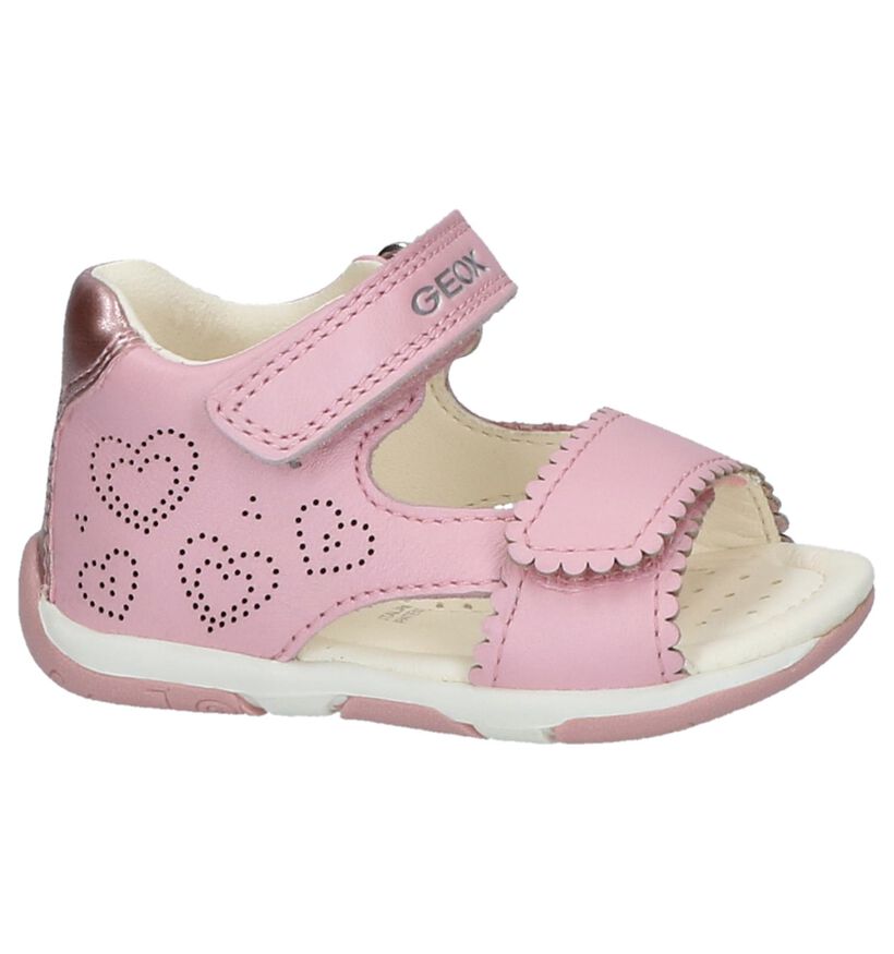 Roze Geox Babysandaaltjes in leer (213207)