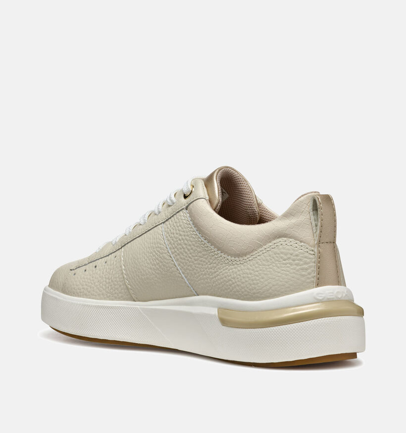 Geox Dalyla Chaussures à Lacets en Écru pour femmes (353784) - pour semelles orthopédiques