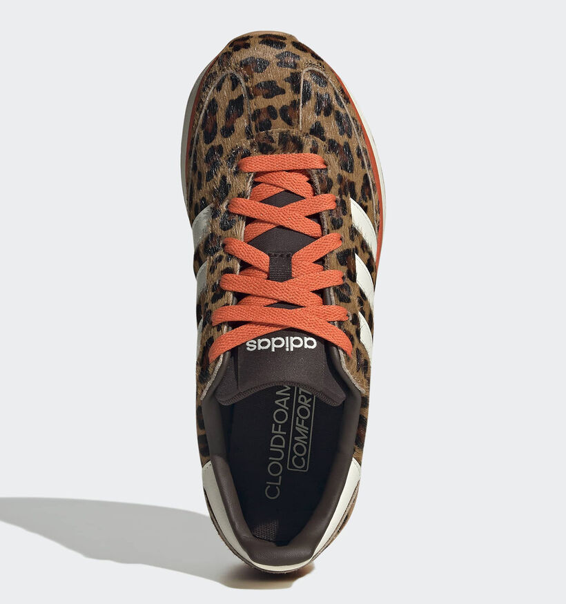 adidas Run 70s 2.0 Baskets en Marron/Orange pour femmes (380355)