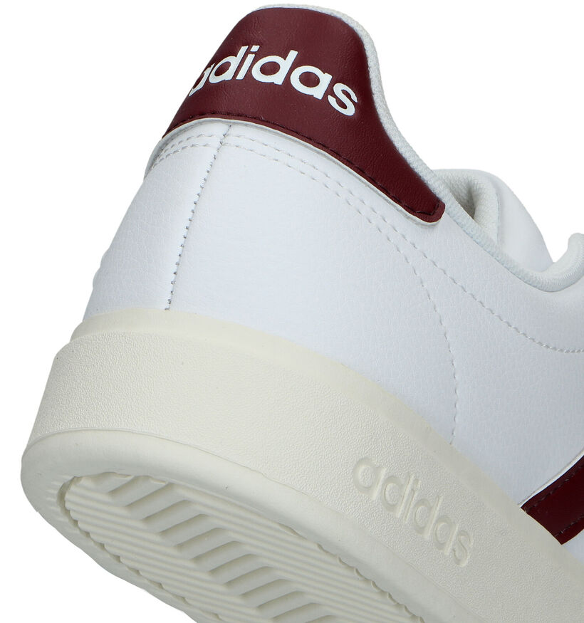 adidas Grand Court 2.0 Baskets en Blanc pour hommes, garçons (350086) - pour semelles orthopédiques