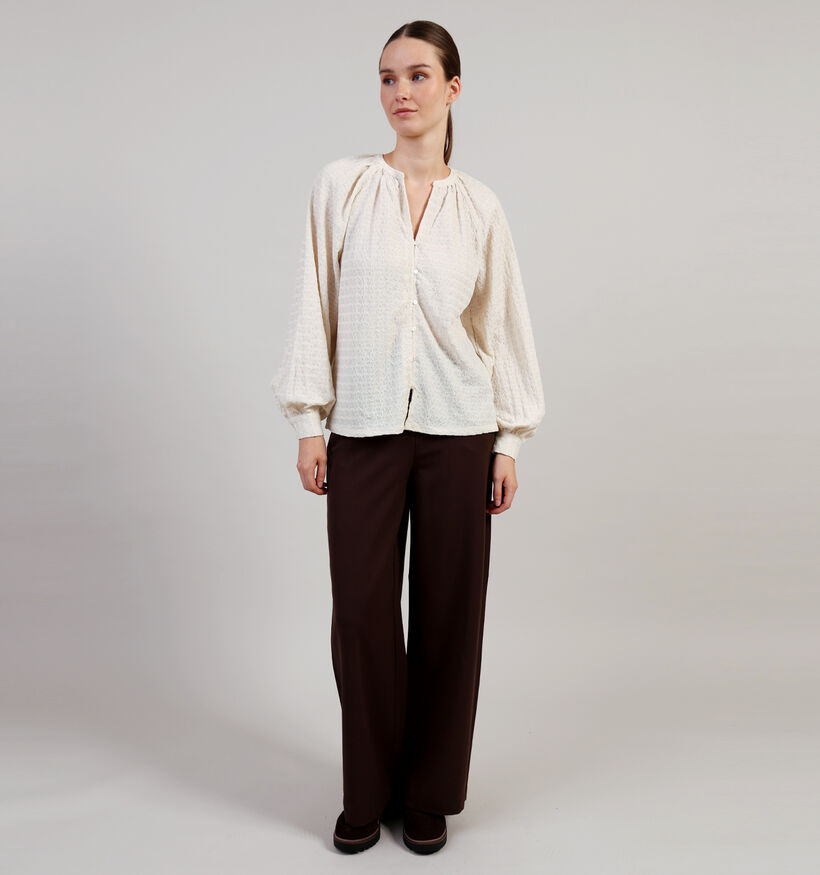 Vila Babera Ecru Blouse voor dames (365581)