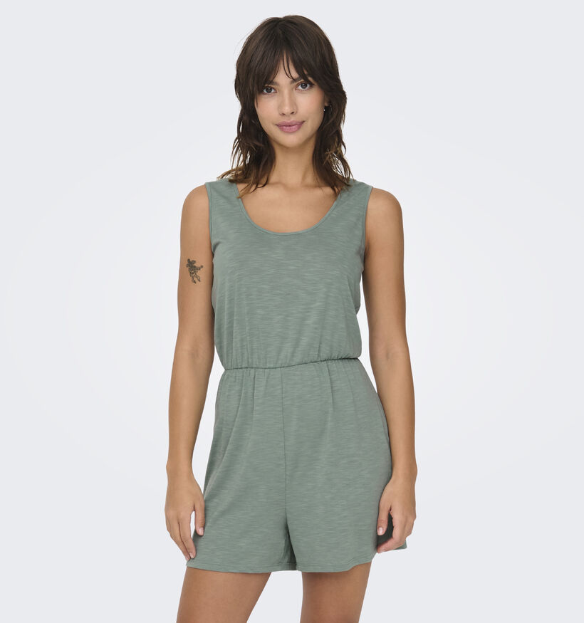 JDY Dora Kaki Tie Back Playsuit voor dames (357355)