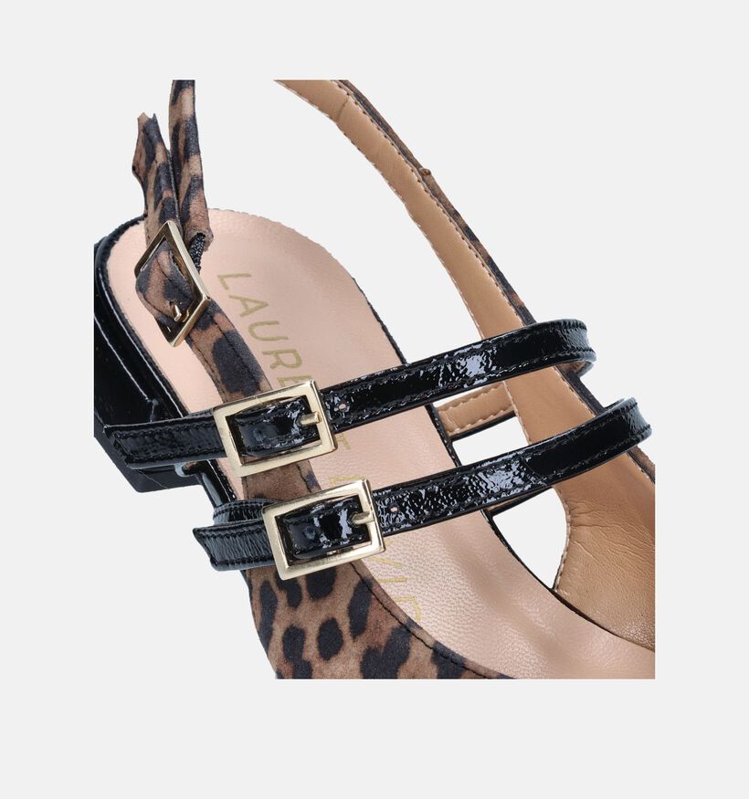 Laurent David Bruine Slingback ballerina's voor dames (358620)