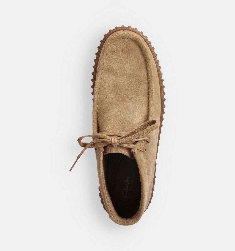 Clarks Torhill High Beige Desert Boots voor heren (362236) - geschikt voor steunzolen