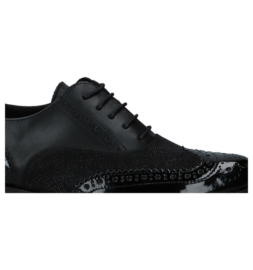 Hampton Bays Chaussures à lacets en Noir en cuir (223785)
