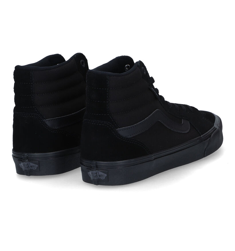 Vans Filmore Hi Zwarte Sneakers in daim (321111)