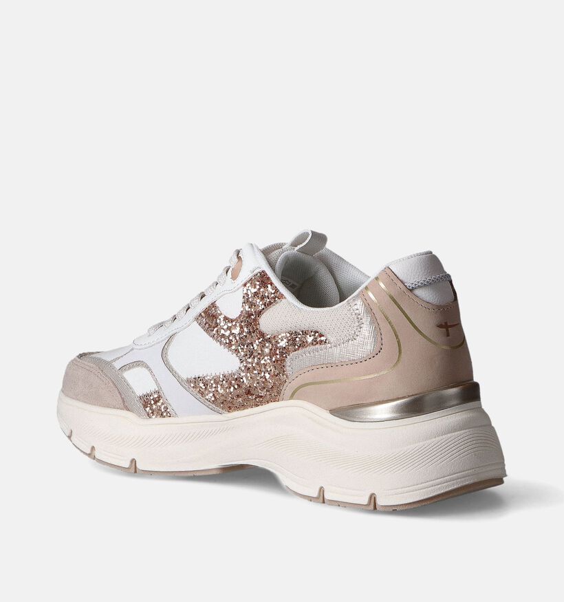 Tamaris Beige Sneakers voor dames (351580) - geschikt voor steunzolen